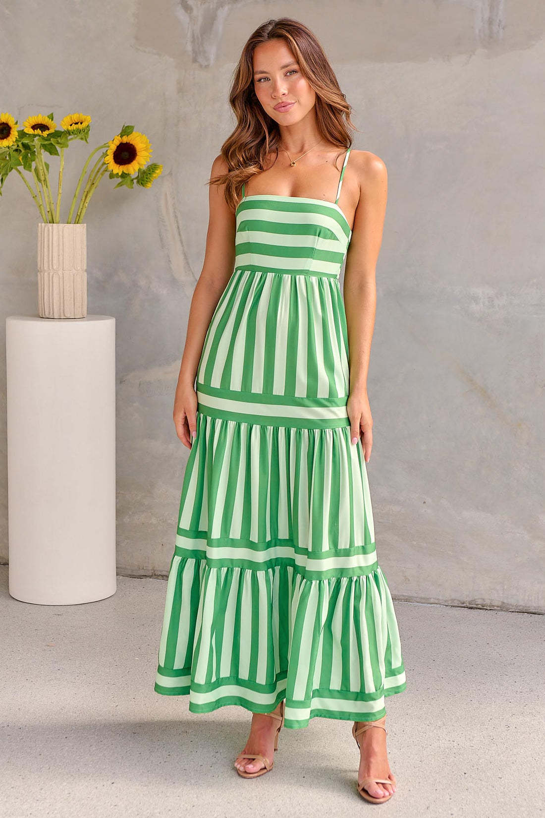 Robe Longue Rayée | Élégance d’Été | Ravelux