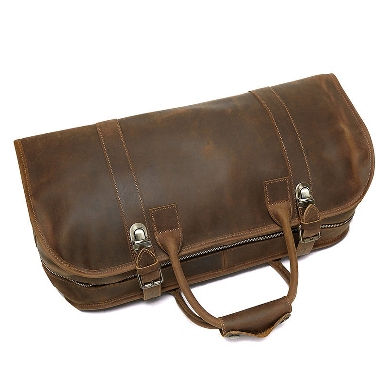 Sac Vintage de Voyage en Cuir Européen et Américain – Portable & Élégant | Ravelux