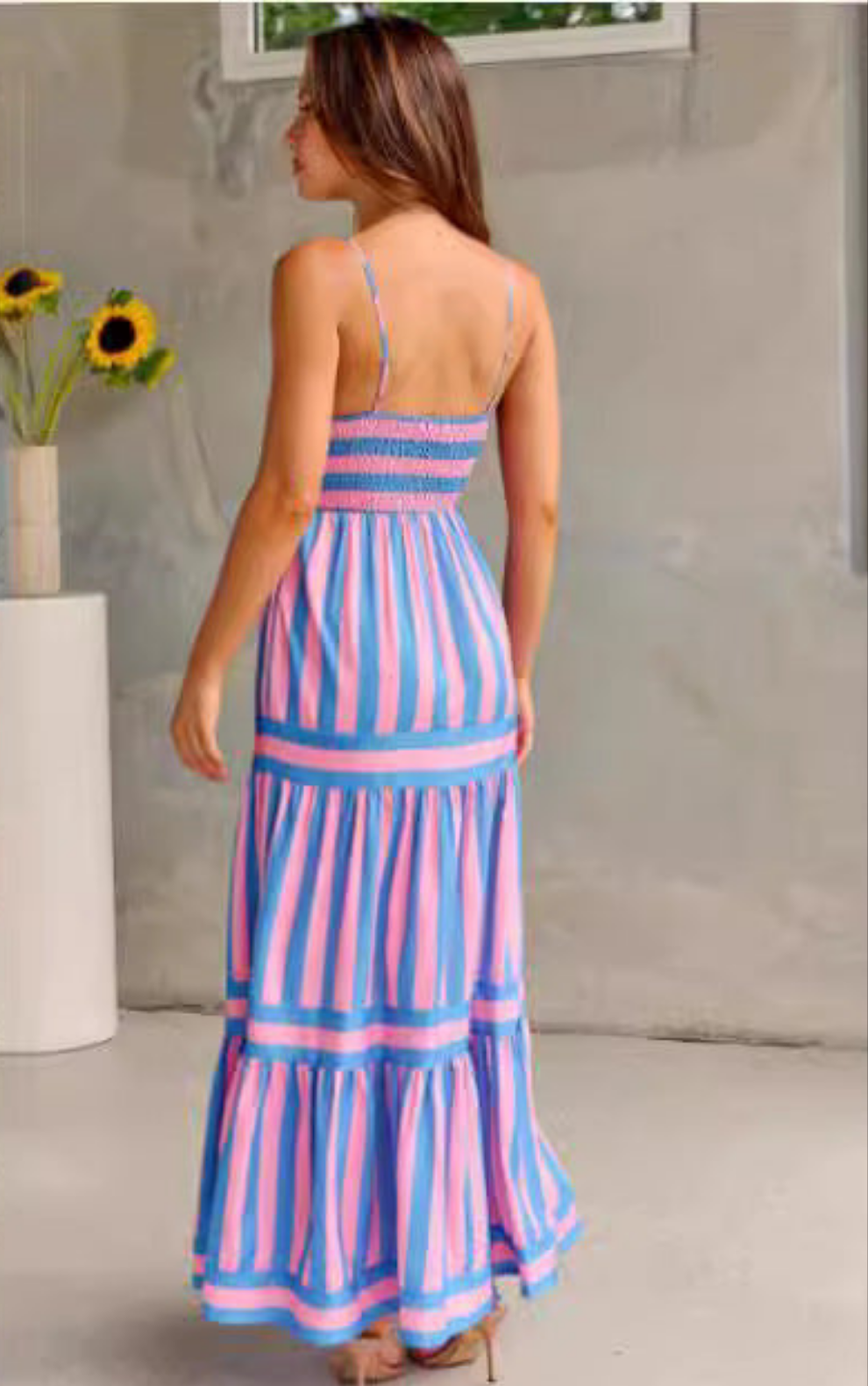 Robe Longue Rayée | Élégance d’Été | Ravelux