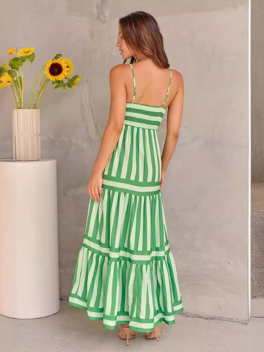 Robe Longue Rayée | Élégance d’Été | Ravelux