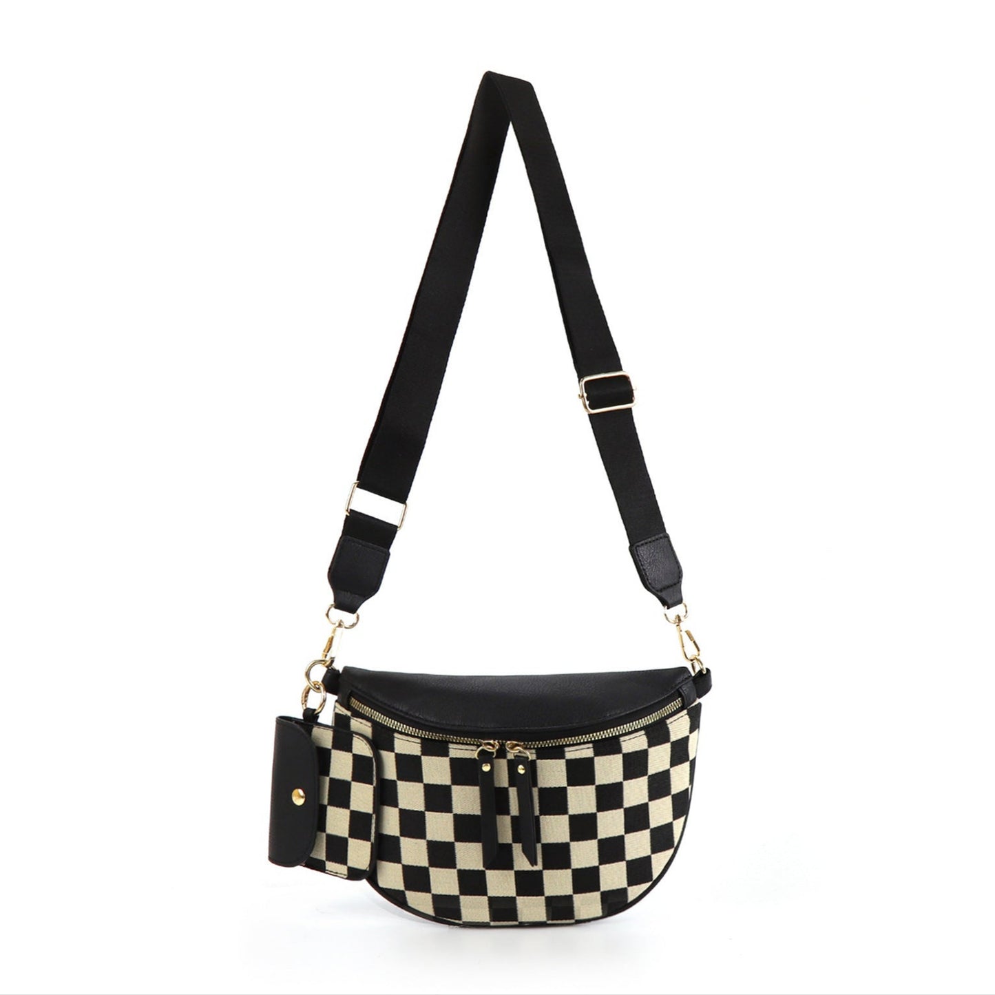 Sac Bandoulière Coquillage à Carreaux – Style Tendance & Pratique | Ravelux